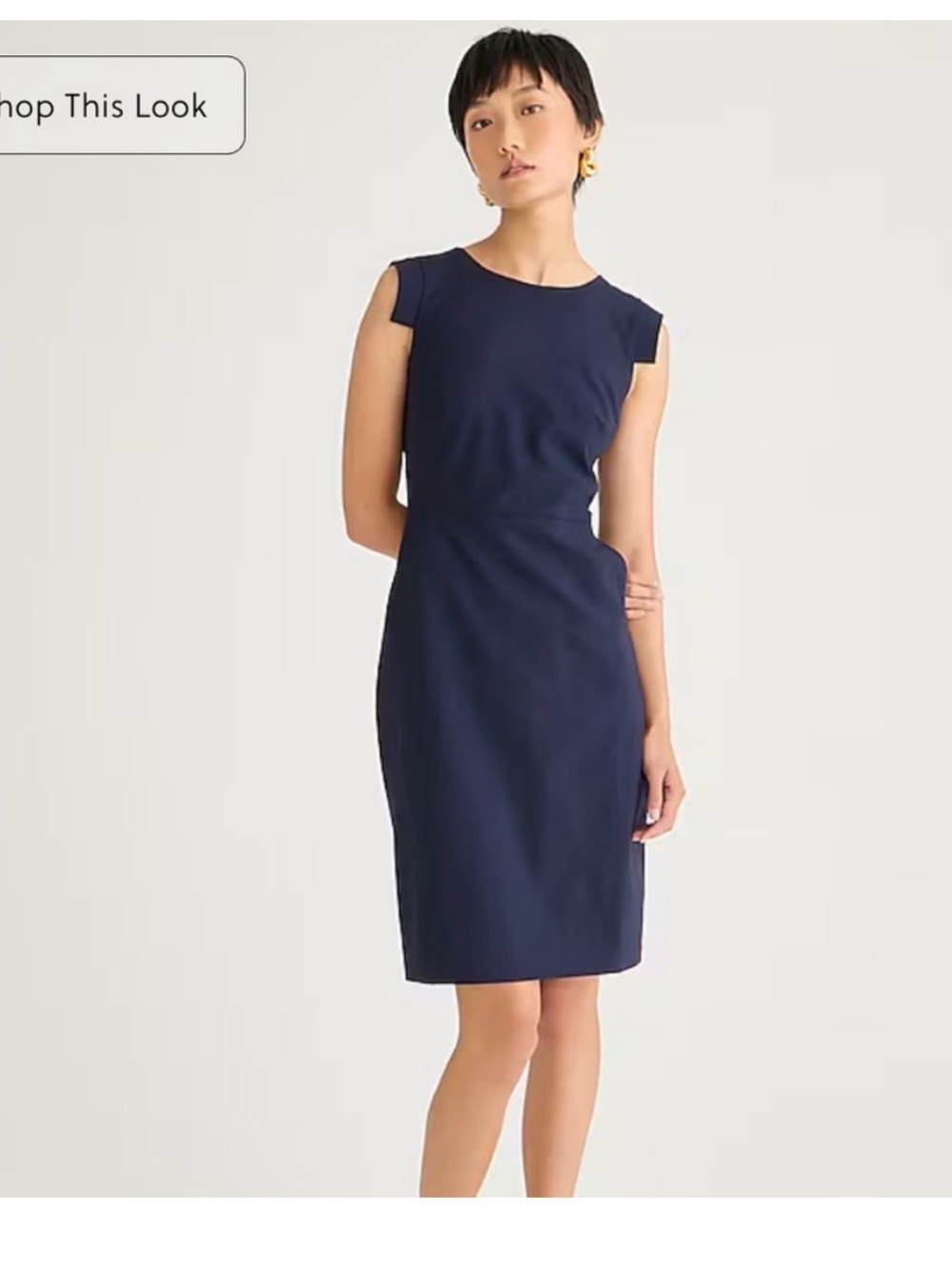 J. Crew Navy Resume Dress